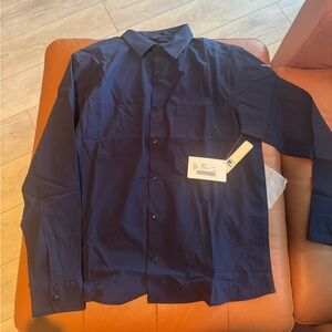 Men’s navy blue dress shirt